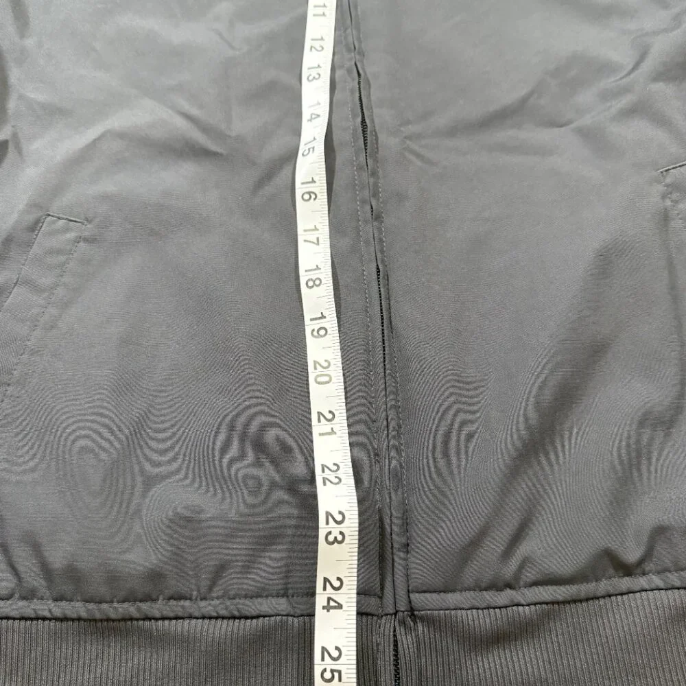 Nike Retro 2000s‎ Grey Windbreaker Light Jacket Zip Up Vintage Sporty Youth L